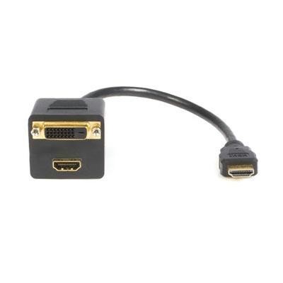 Hdmi To Hdmi/dvi Splitter Cabl