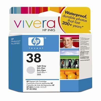 Hp 38 Light Gray Ink Cart