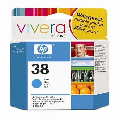Hp38 Cyan Ink Cartridge