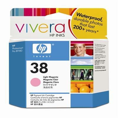 Hp 38 Light Magenta Ink Cart