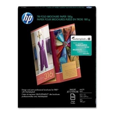 Hp Trifold Brochure Paper Ma