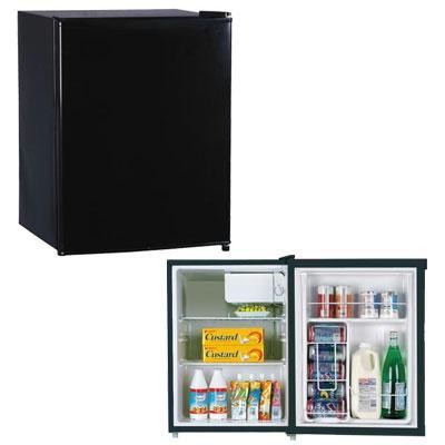 2.4cf Refrigerator Black