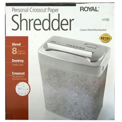 8 Sheet Cross-cut shredder-Mes
