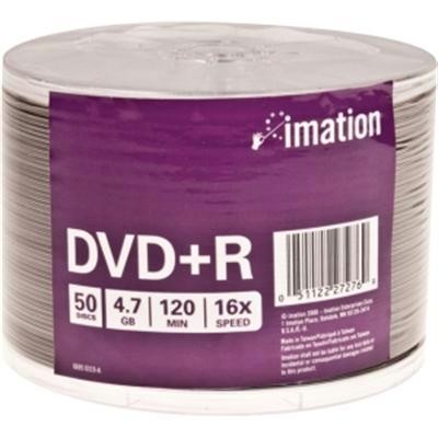 DVD+R 4.7GB 50pk shrinkwrapped