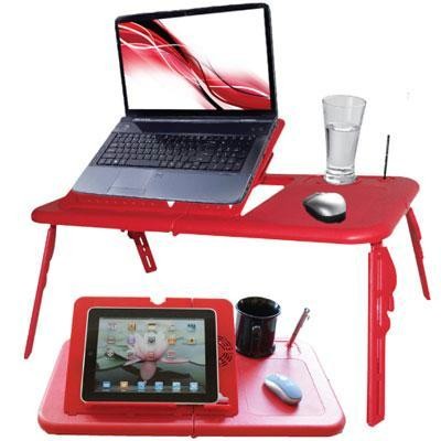 Laptop Table w&#47;fan Red