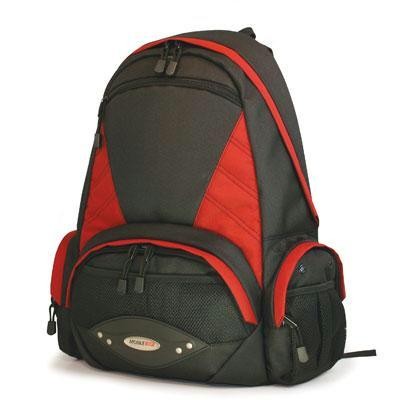 16\" Academic Backpack Bk/Red