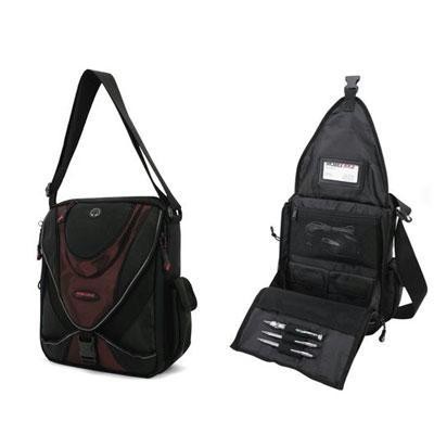 Mini Messenger Black/red