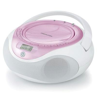 Cd Boombox Am/fm Tuner Pink