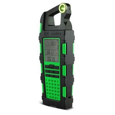 Raptor Solar Charge Radio Grn