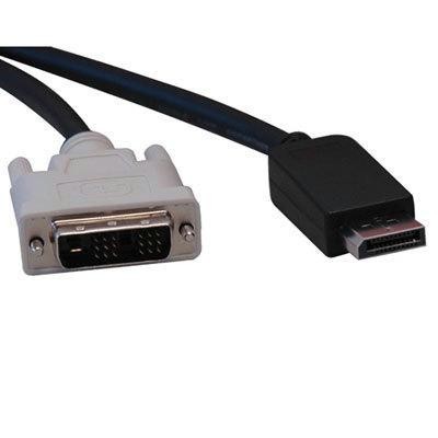 6' Displayport-male To Dvi-d-m