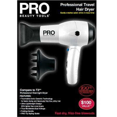 Pro Beauty Travel Hair Dryer