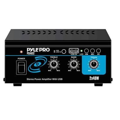 80W Mini Power Amp with USB