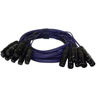 10\' 8-Channel XLR Snake Cable