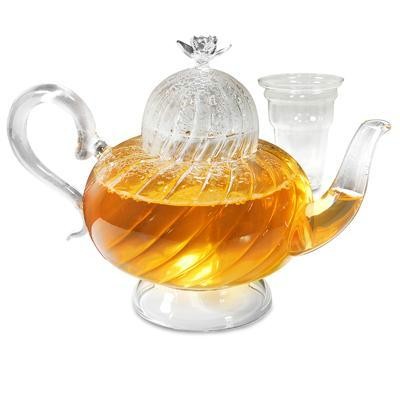 Primula Glass Teapot Rose 38oz