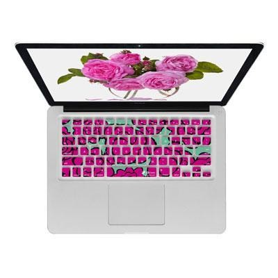 Pink Roses Kbcover For Macbook