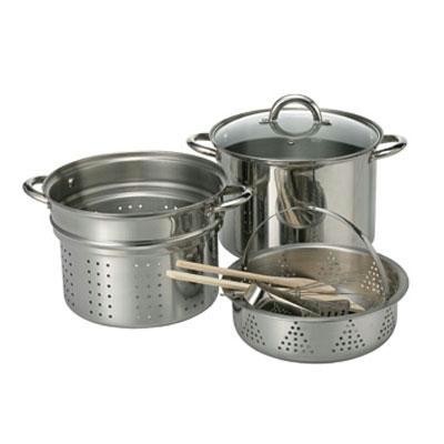 8 Piece Ss Pasta Pot Set