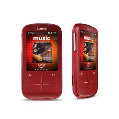 Fuze Plus 4gb Mp3 Player Red