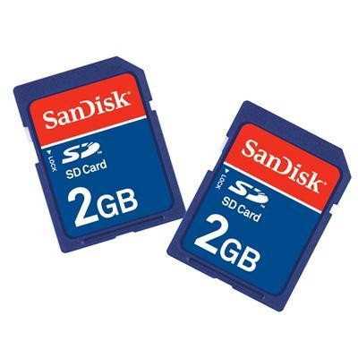 2gb Sd Memory Card 2-pack