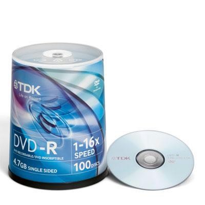 DVD-R 16x 100 pk spindle