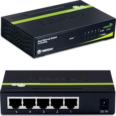5-port 10/100mbps Green Switch