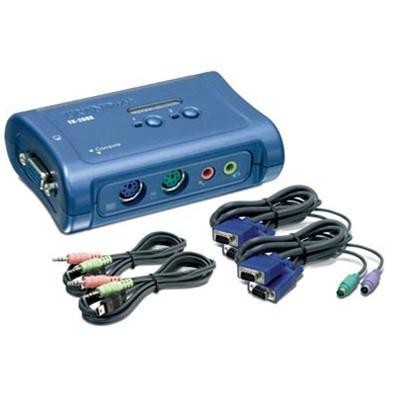 2-port Ps/2 Audio Kvm Switch