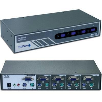 4-port Kvm Audio Rack Mount Sw