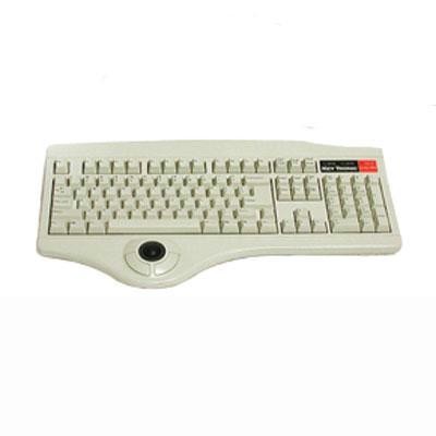 Beige Usb Keyboard W&#47;trackball