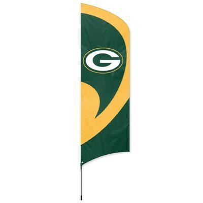 Packers Tall Team Flag W Pole