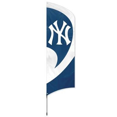 Yankees Tall Team Flag W Pole