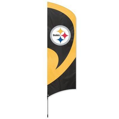 Steelers Tall Team Flag W Pole