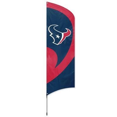 Texans Tall Team Flag W Pole