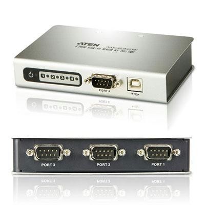 4-p USB to Serial RS-232 Hub