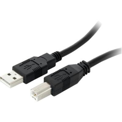 30' USB 2.0 A B Cable Black
