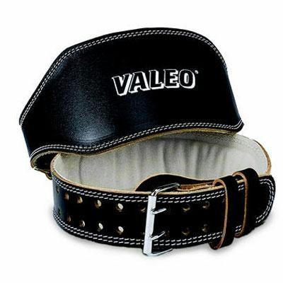 Valeo 6" Blk Leather Blt Lrg