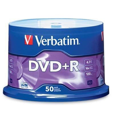 Dvd+r 4.7gb 16x 50 Pack