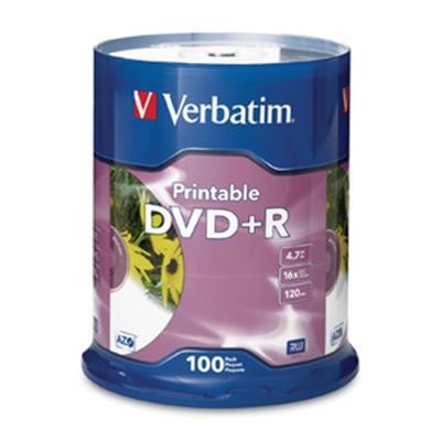 DVD+R 16X White Inkjet Printab