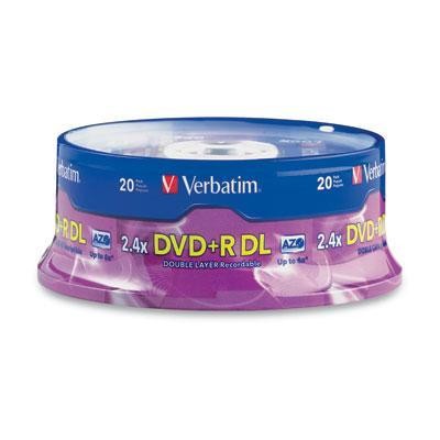DVD+R DL 8.5G 2.4X Branded 20p