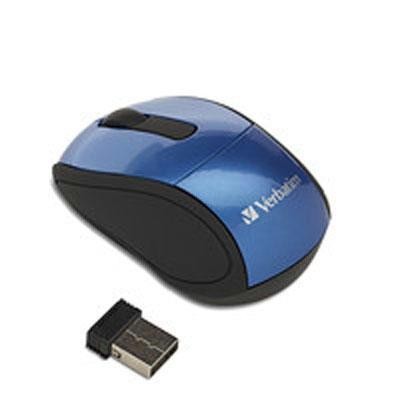 Wireless Mini Travel Mouse Blu