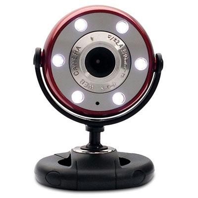 Quick 5.0 Mp Webcam Hd Red