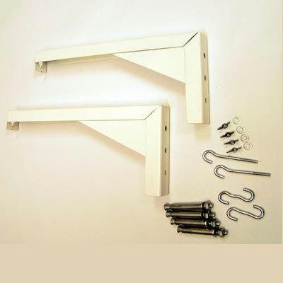 12" L Mounting Brackets White