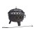 Grdn Lts Sarasta Firepit Steel