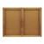 4x3 Enclosed Bulletin Board