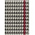 Madeline Houndstooth Ecru Blk