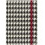 Madeline Houndstooth Ecru Blk