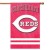 Reds Applique Banner Flag