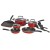 Signature 12pc Cookware Red