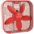 Holmes 20" Box Fan-red