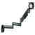 Triple Arm Wall Mount - Black