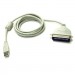 6' Usb To Parllel Printer Cble