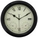 Elc 12" Metal Outdoor Clock